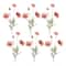 Melrose; Melrose 25" Pink & Green Artificial Poppy Floral Sprays, 6ct.; Category:Stems; Image:2